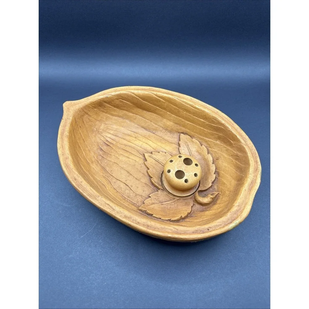 Vintage Nut Shaped Burwood Nut Bowl Without Nut Cracking Tools